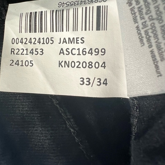 Mavi black soft cotton stretchy jeans size 33/34 - Picture 4 of 5